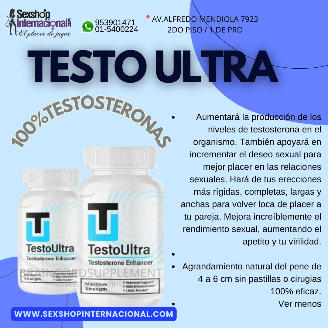 TESTO ULTRA-MEJORA LA POTENCIA SEXUAL