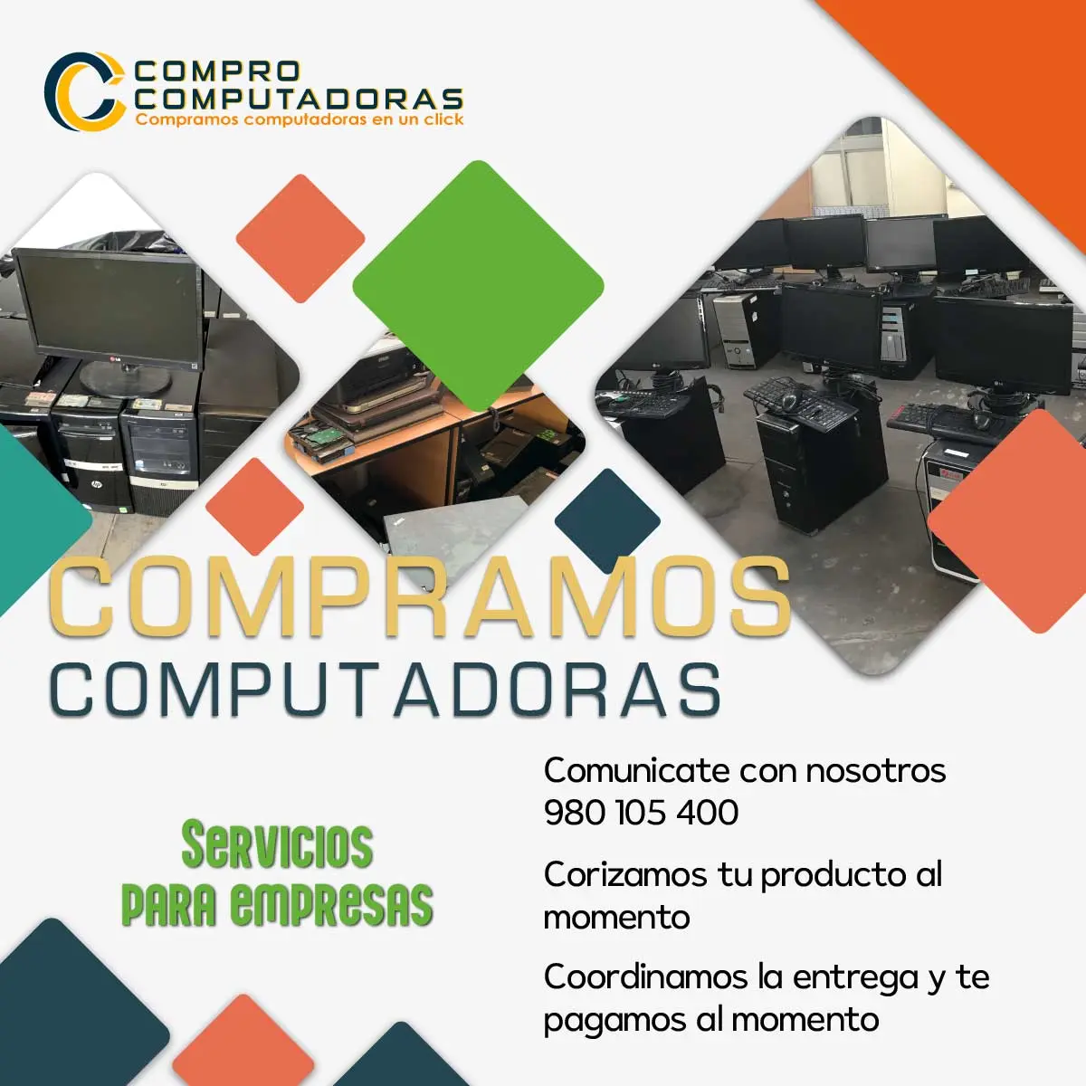 COMPRAMOS COMPUTADORAS 