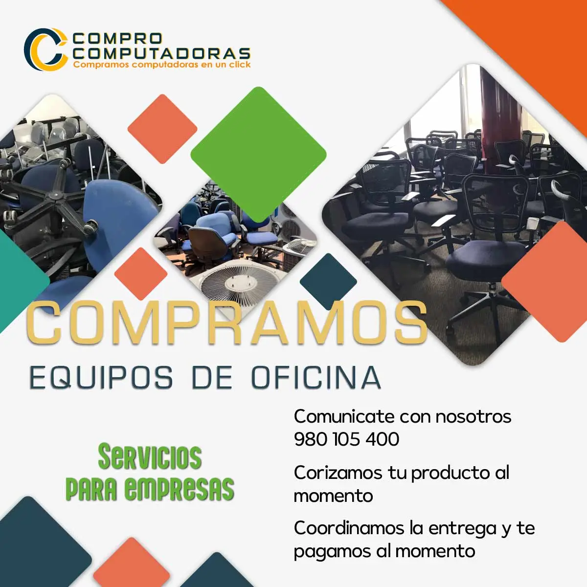 COMPRAMOS EQUIPOS DE OFICINA