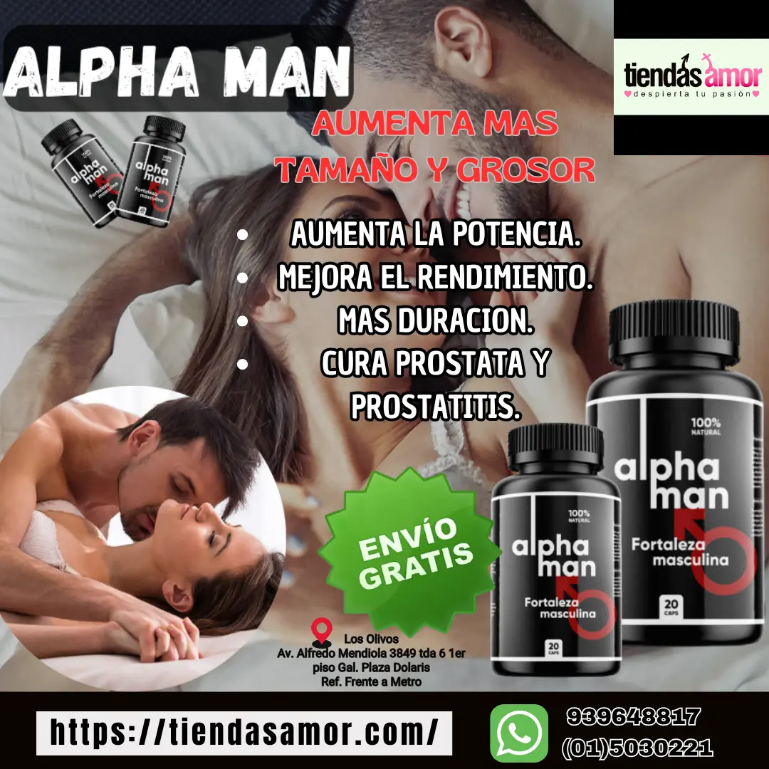 MEDICINA ALPHAMAN POTENCIADOR Y CRECIMIENTO DEL MIEMBRO