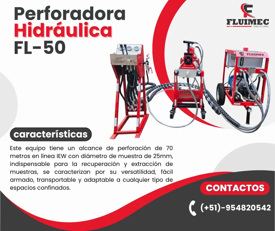 PACKSACK HIDRAULICA FL70 maquina para mineria 