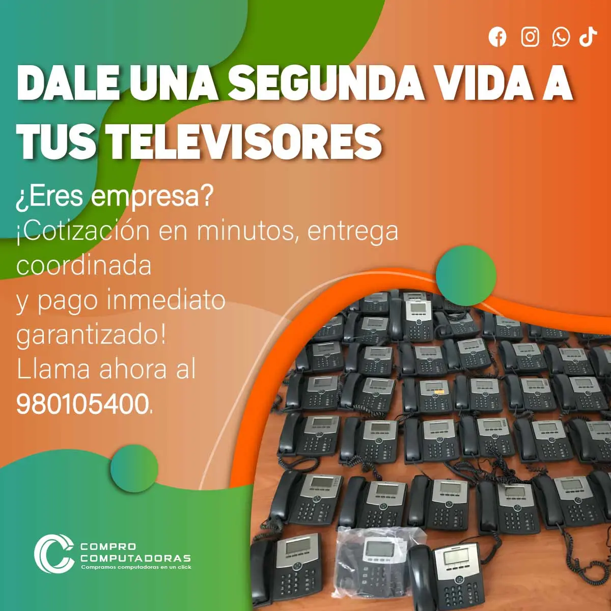 COMPRAMOS TELEVISORES 