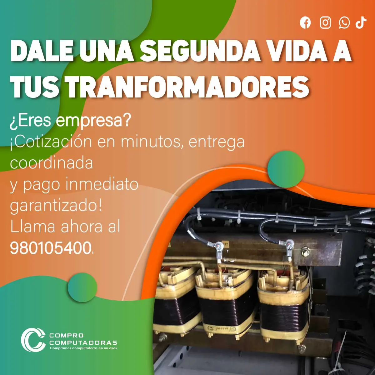 COMPRAMOS TRANSFORMADORES 