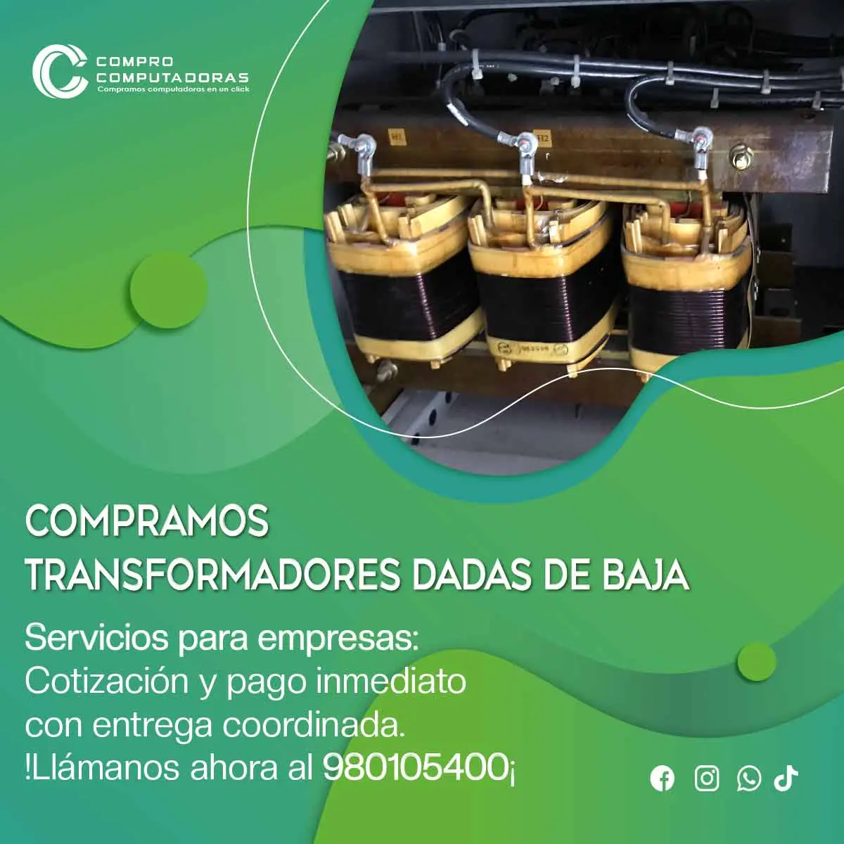 COMPRAMOS TRANSFORMADORES 