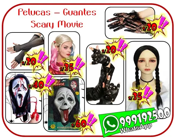 DISFRACES HALLOWEEN ACCESORIOS - FIESTA PARTY