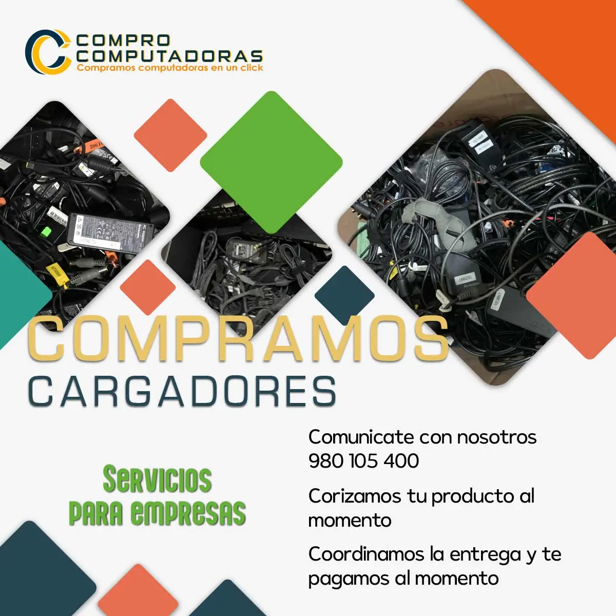COMPRAMOS CARGADORES