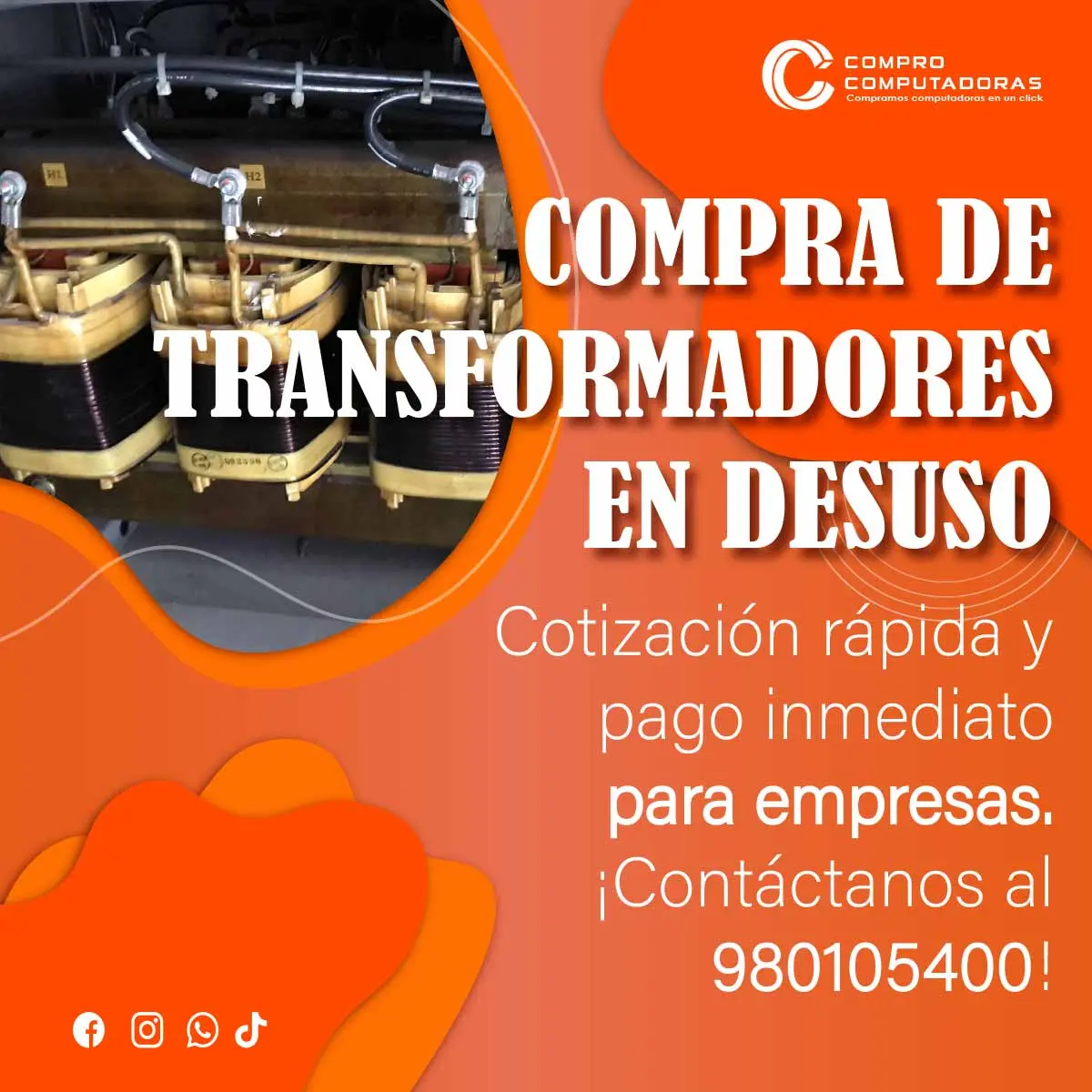 COMPRAMOS TRANSFORMADORES 