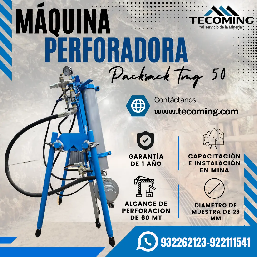 MÁQUINA PERFORADORA PACKSACK TMG 50 