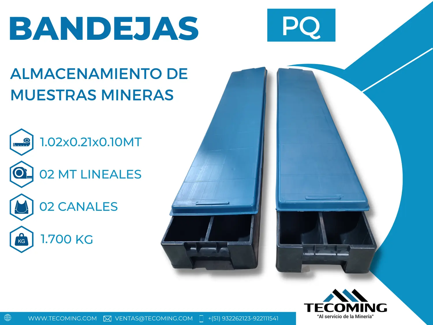 BANDEJAS PORTA TESTIGO PQ