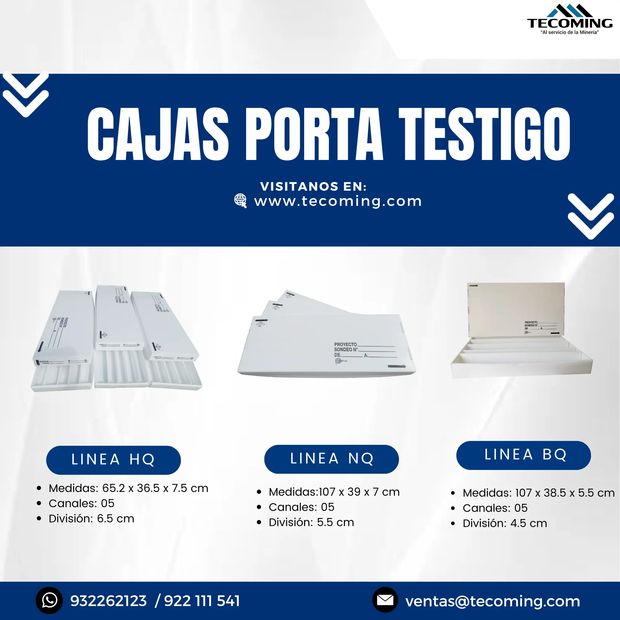 CAJAS CARTÓN PLAST HQ - NQ - BQ