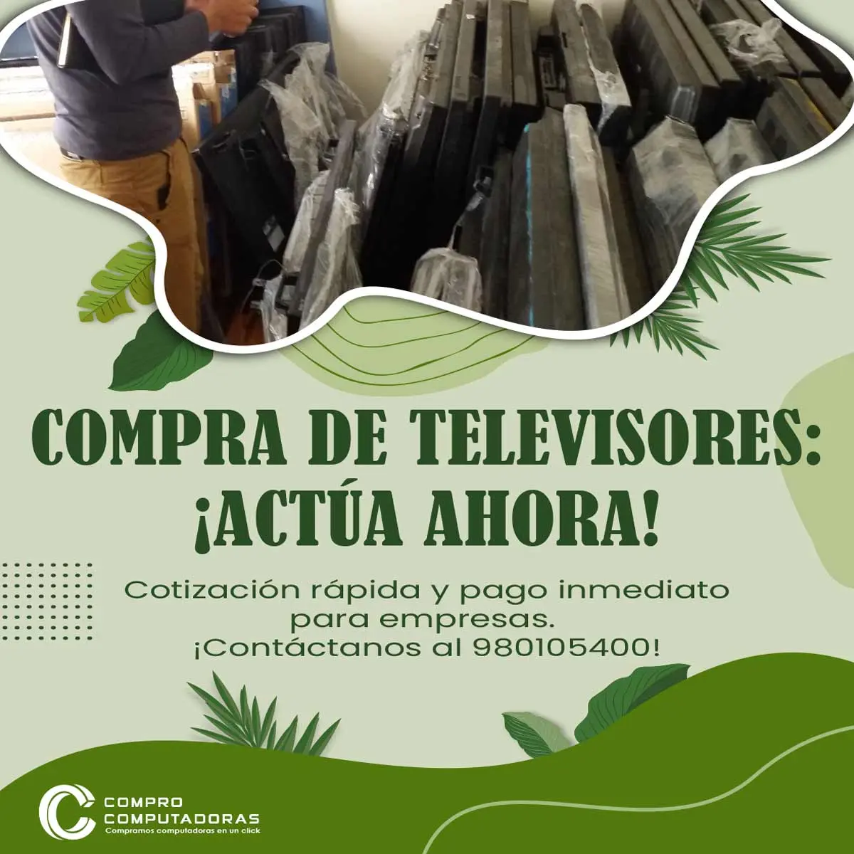 COMPRAMOS TELEVISORES 