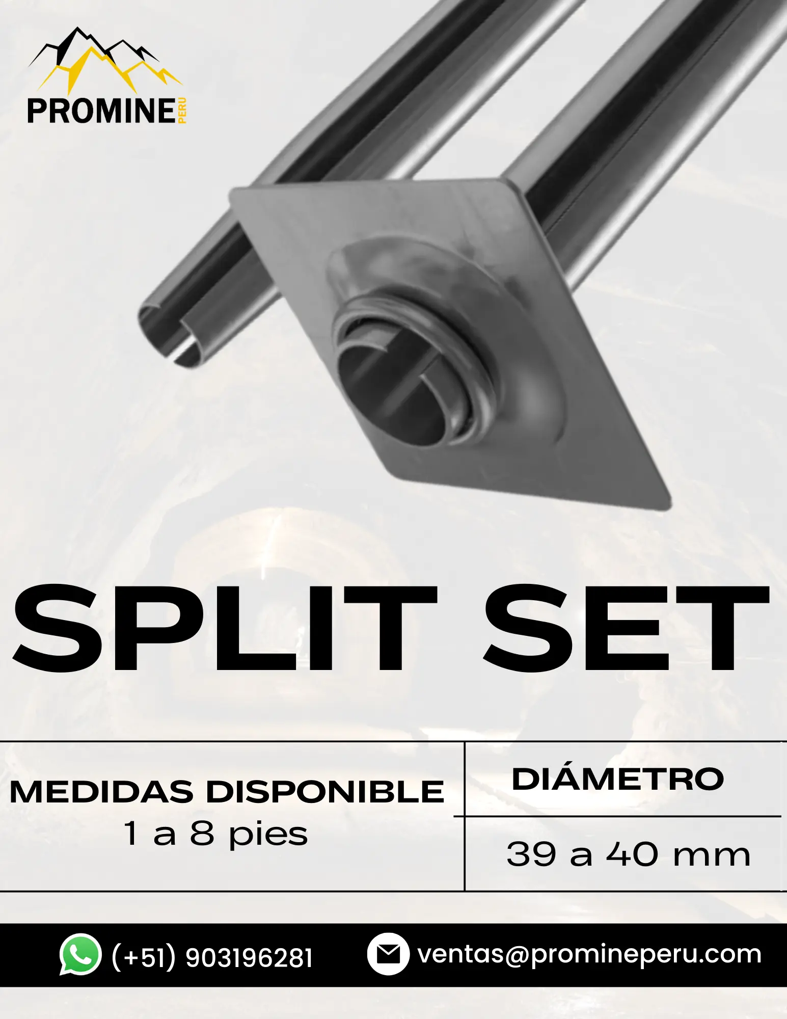 SPLIT SET PERNO DE ANCLAJE 