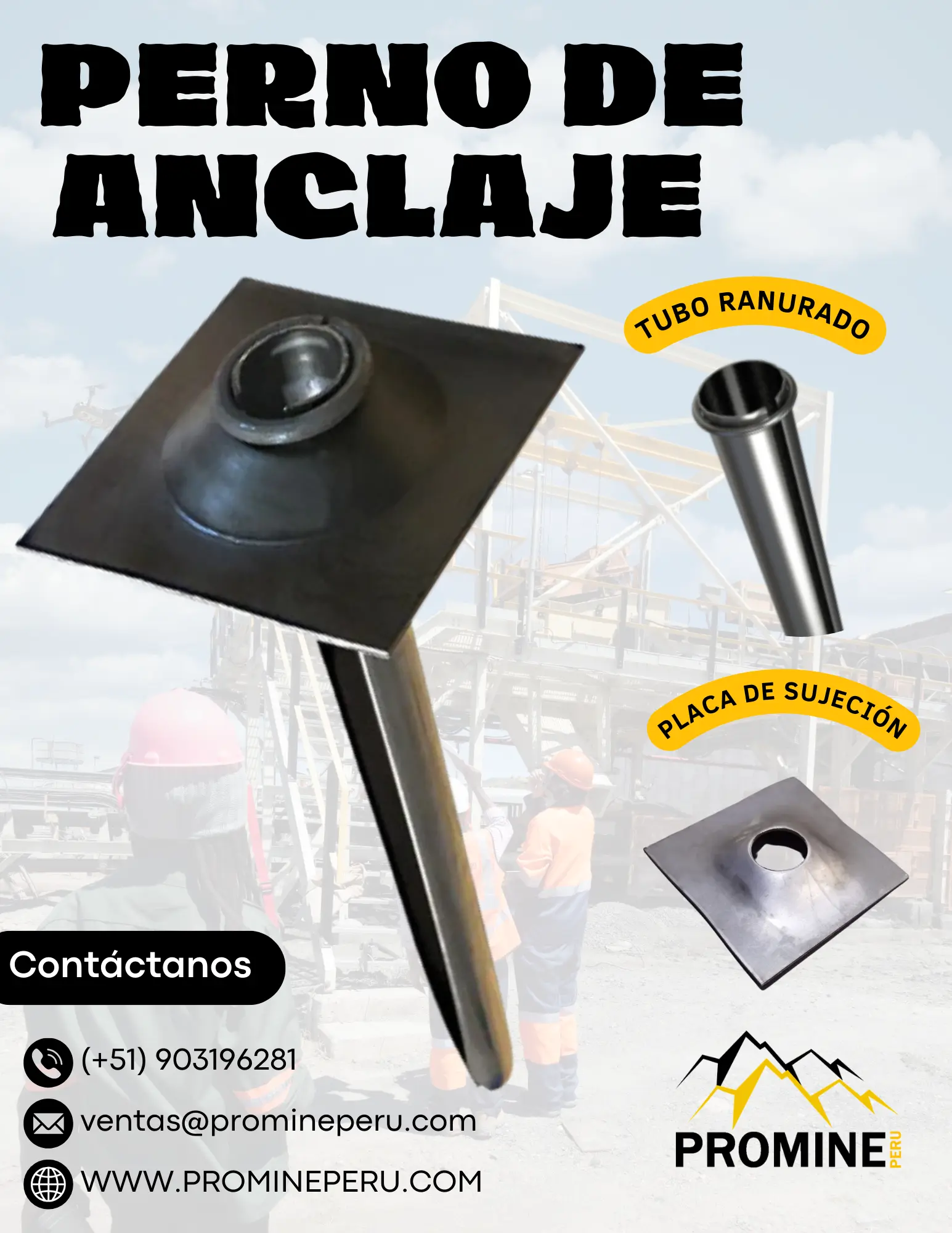 PERNO DE ANCLAJE SPLIT SET 