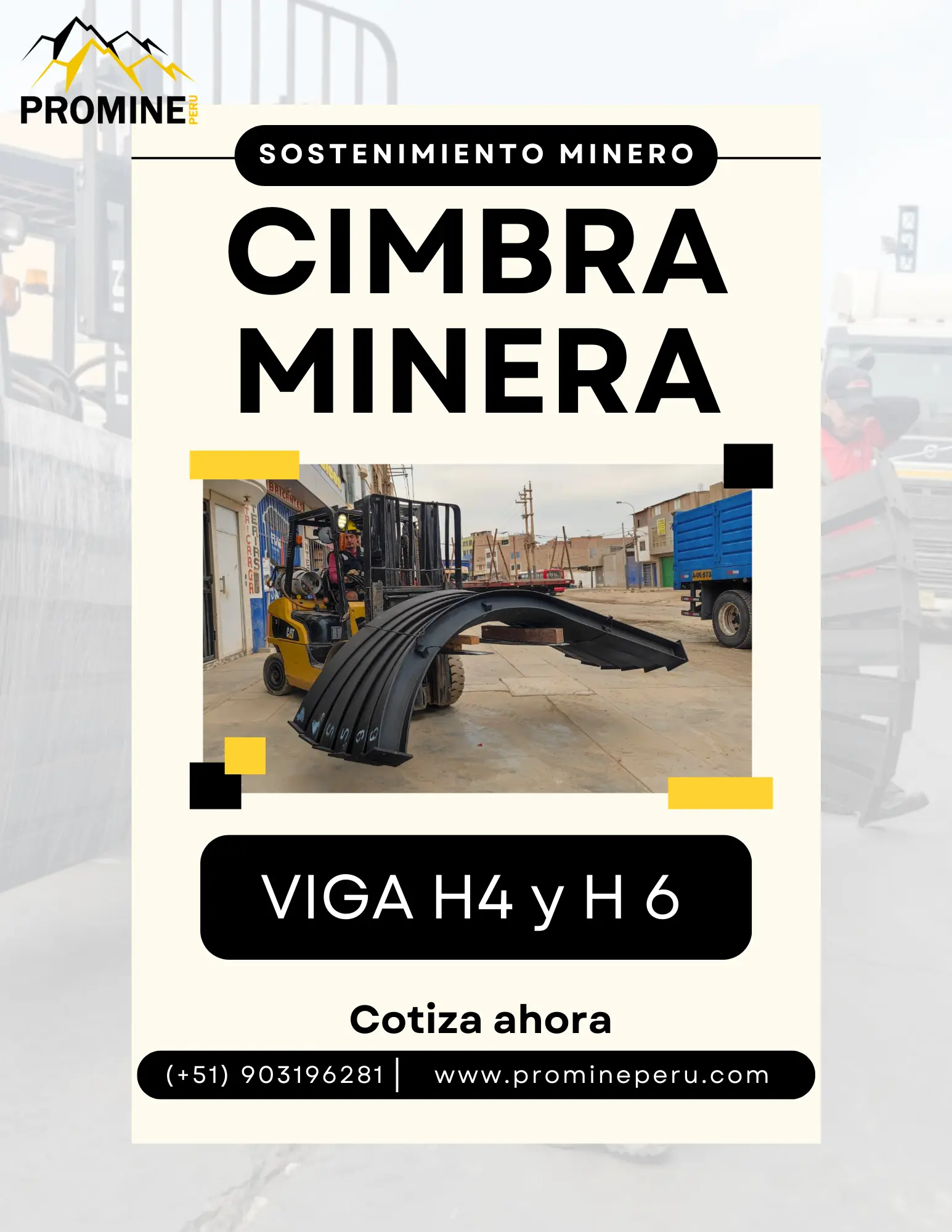 CIMBRA MINERA VIGA H4 - H6 