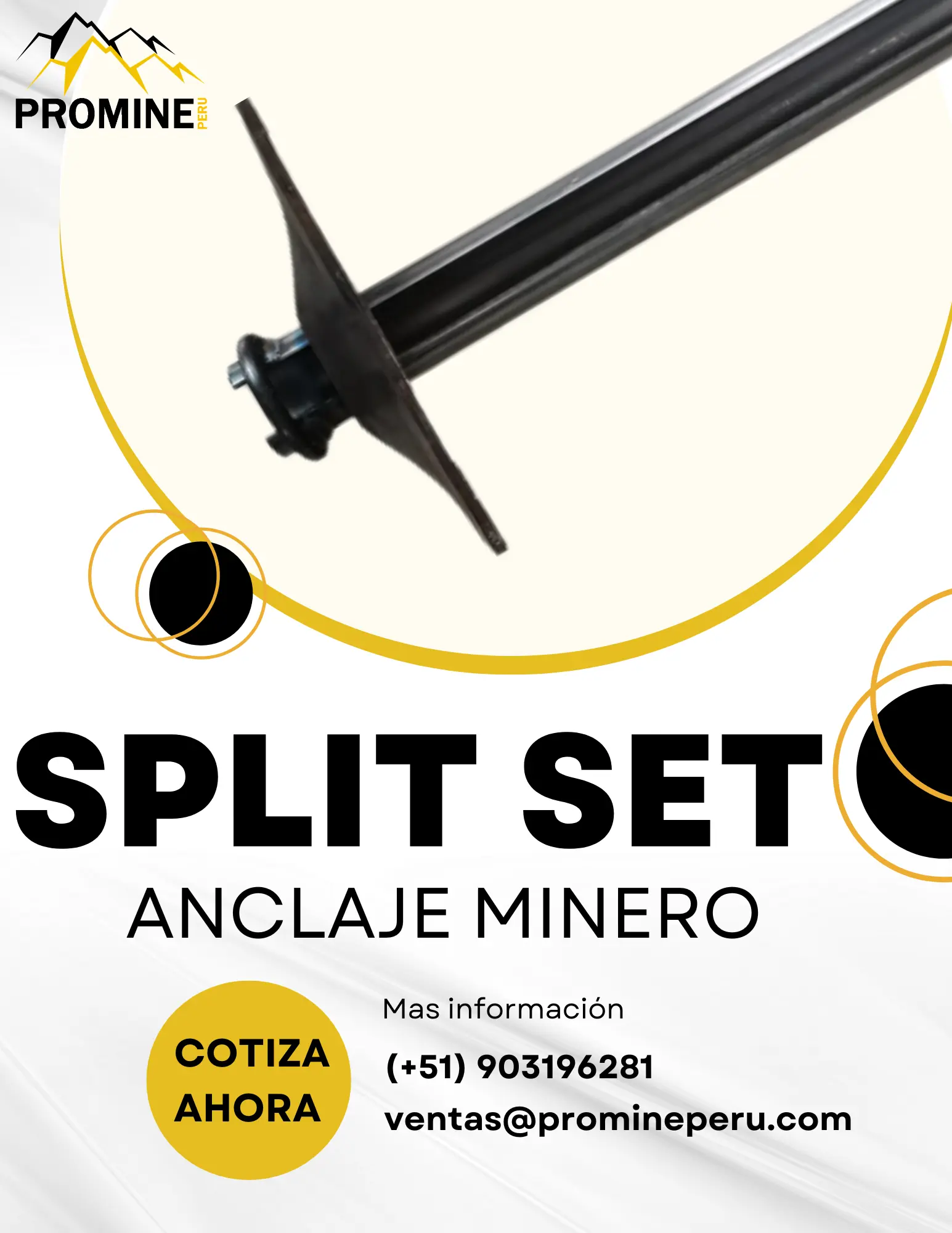 SPLIT SET ANCLAJE MINERO 