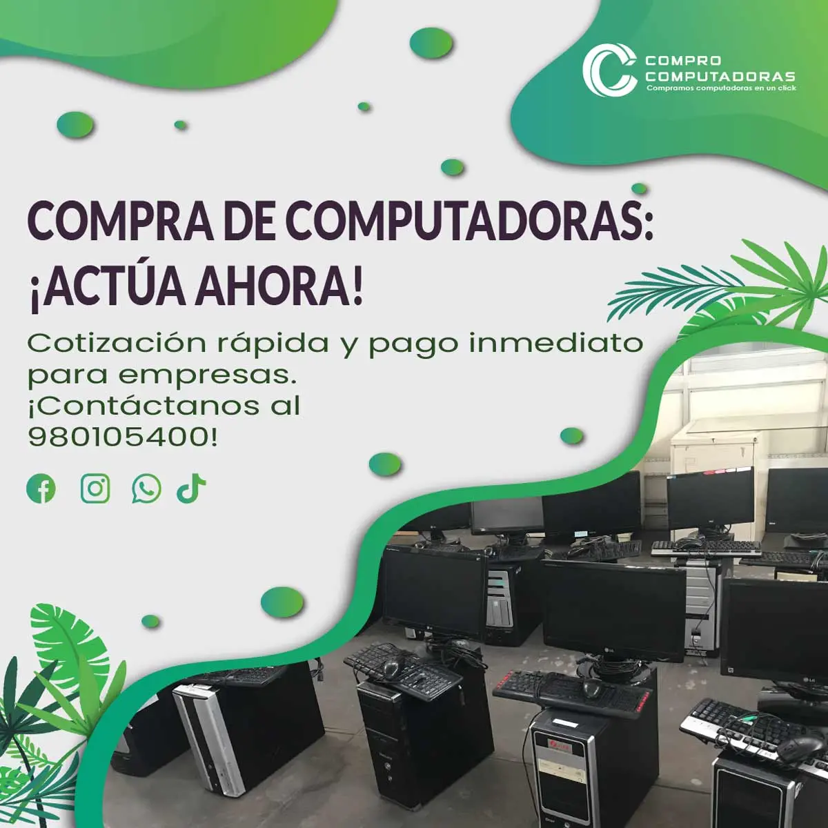 COMPRAMOS COMPUTADORAS 