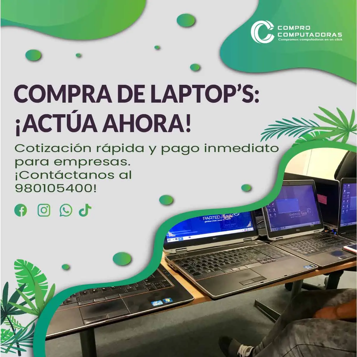 COMPRAMOS LAPTOPS 