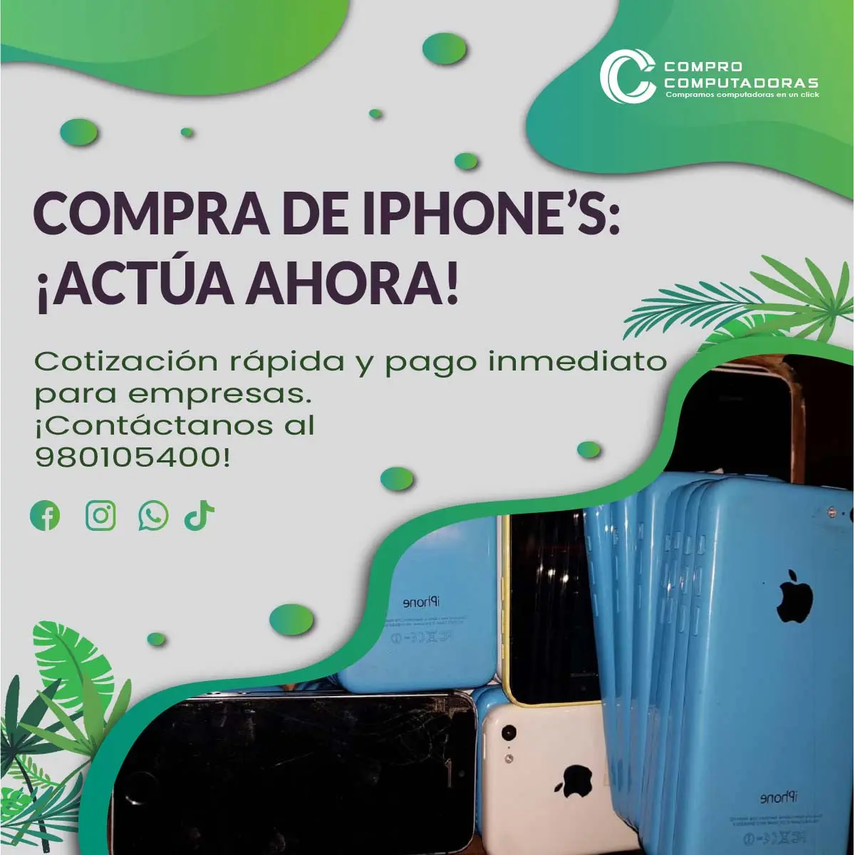 COMPRAMOS IPHONE 