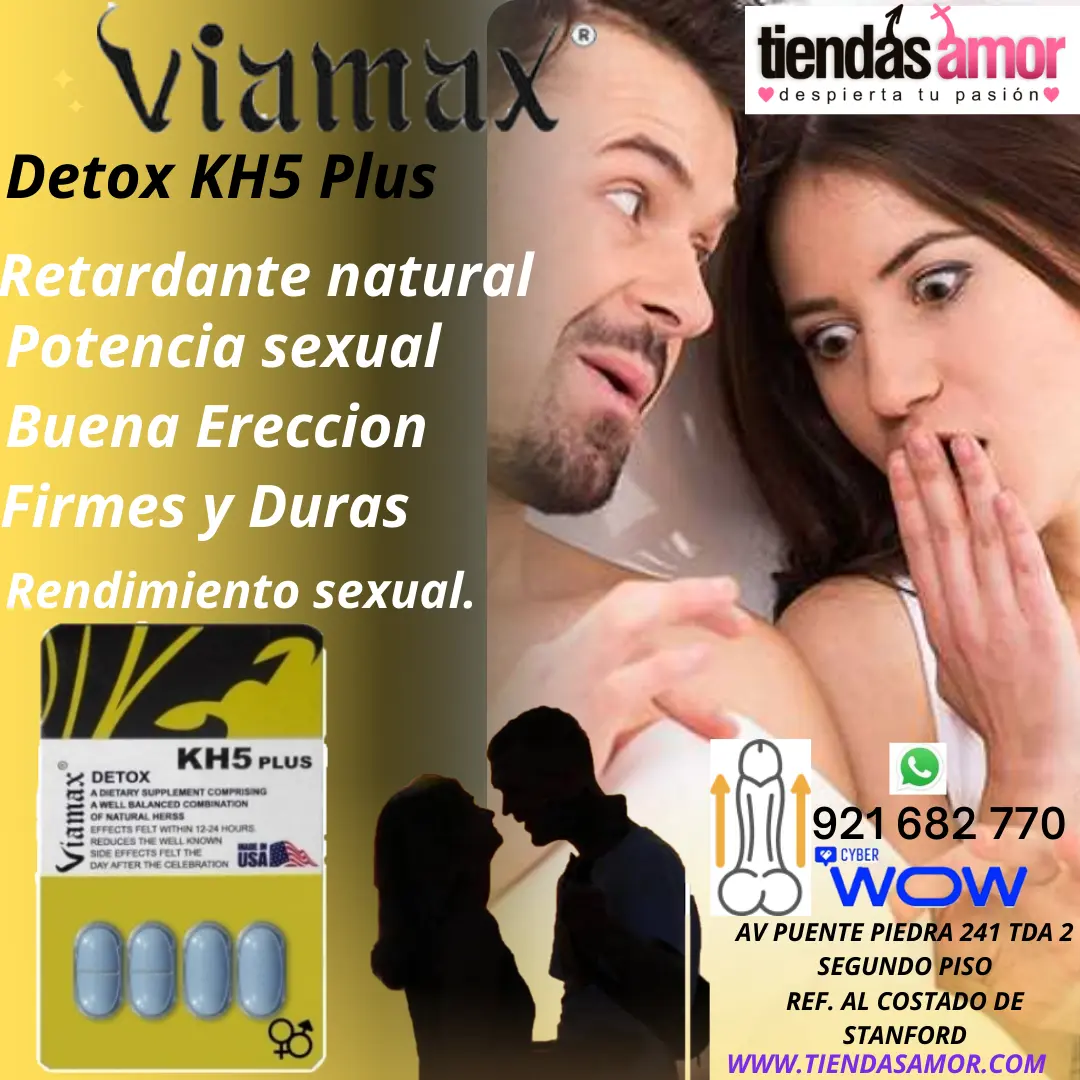 Viamax Detox KH5 Plus aumentan el deseo y el rendimiento