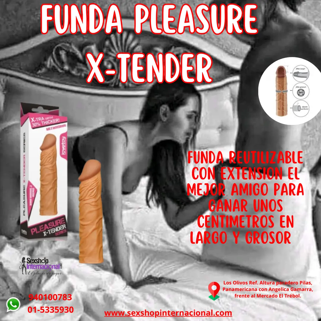 FUNDA REUTILIZABLE CON EXTENSION DE PENE