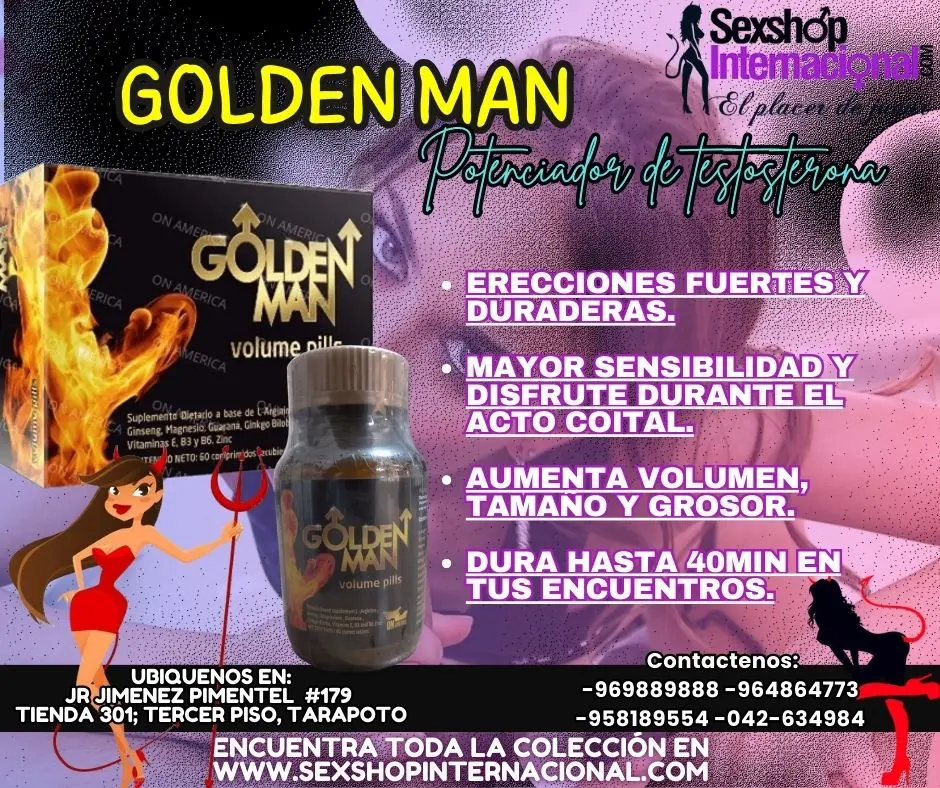 GOLDEN MAN MAXIMO VIGOR Y POTENCIA EN TODO