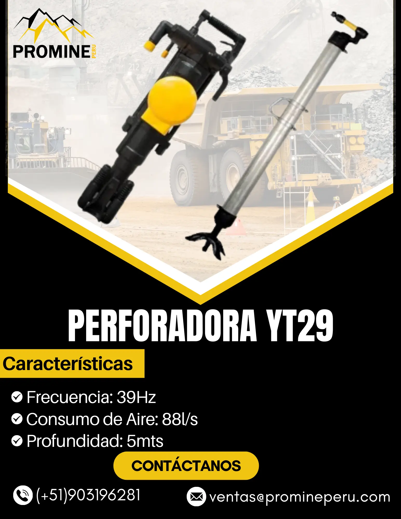 PERFORADORA YT 29 PROMINE SAC 