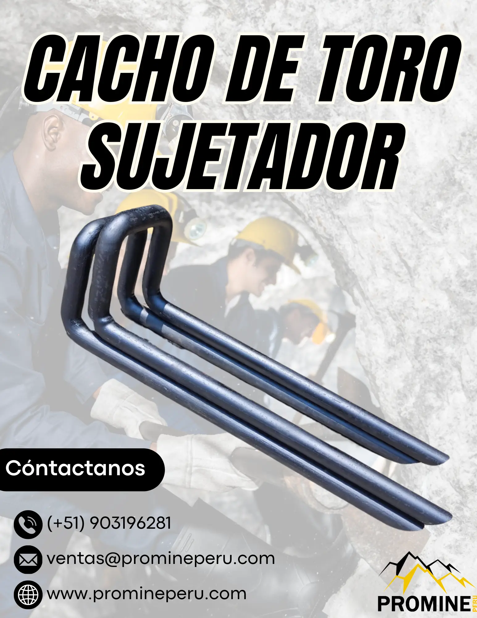 CACHO DE TORO SUJETADOR 