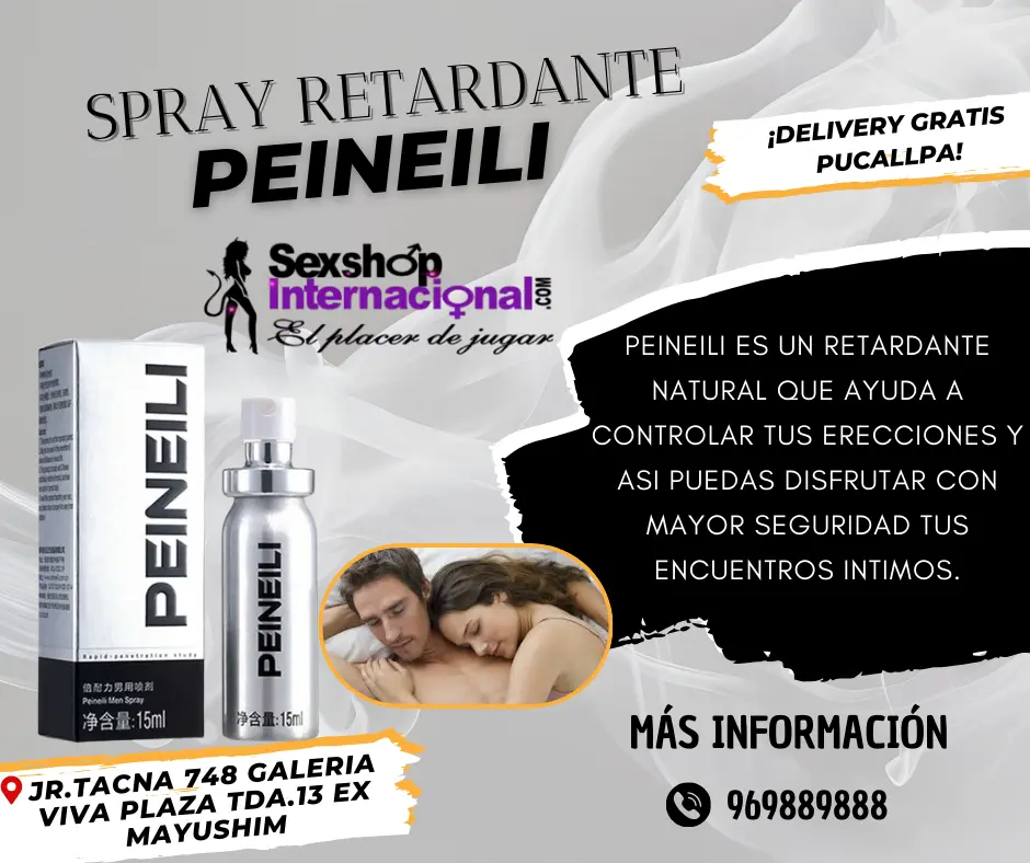 RETARDANTE EN SPRAY PEINEILI- ERECCIONES DURADERAS-TENLA GOZANDO DE PLACER