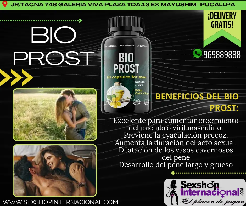 BIO PROST ES LA SOLUCCION A TUS PROBLEMAS DE PROSTATA- MEJORA LA POTENCIA DE TUS ERECCIONES