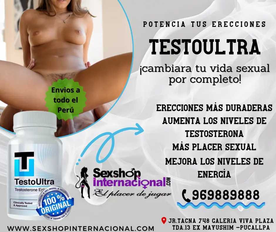 INCREMENTA LOS NIVELES DE TESTOSTERONA Y MEJORA TU VIDA FISICA Y SEXUAL CON TESTO ULTRA