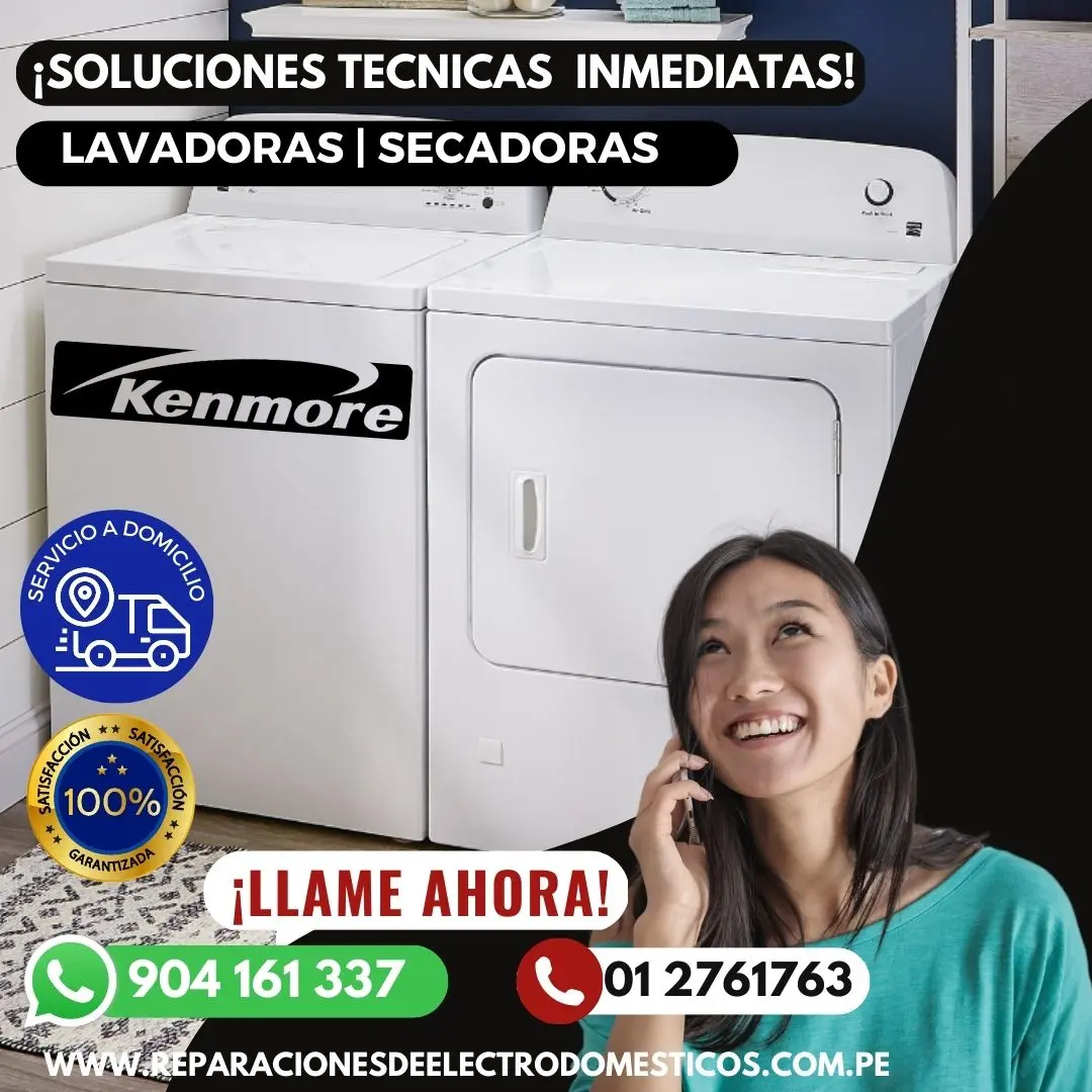 Solución Reparacion Lavadoras «K.E.N.M.O.R.E »012761763-Lince