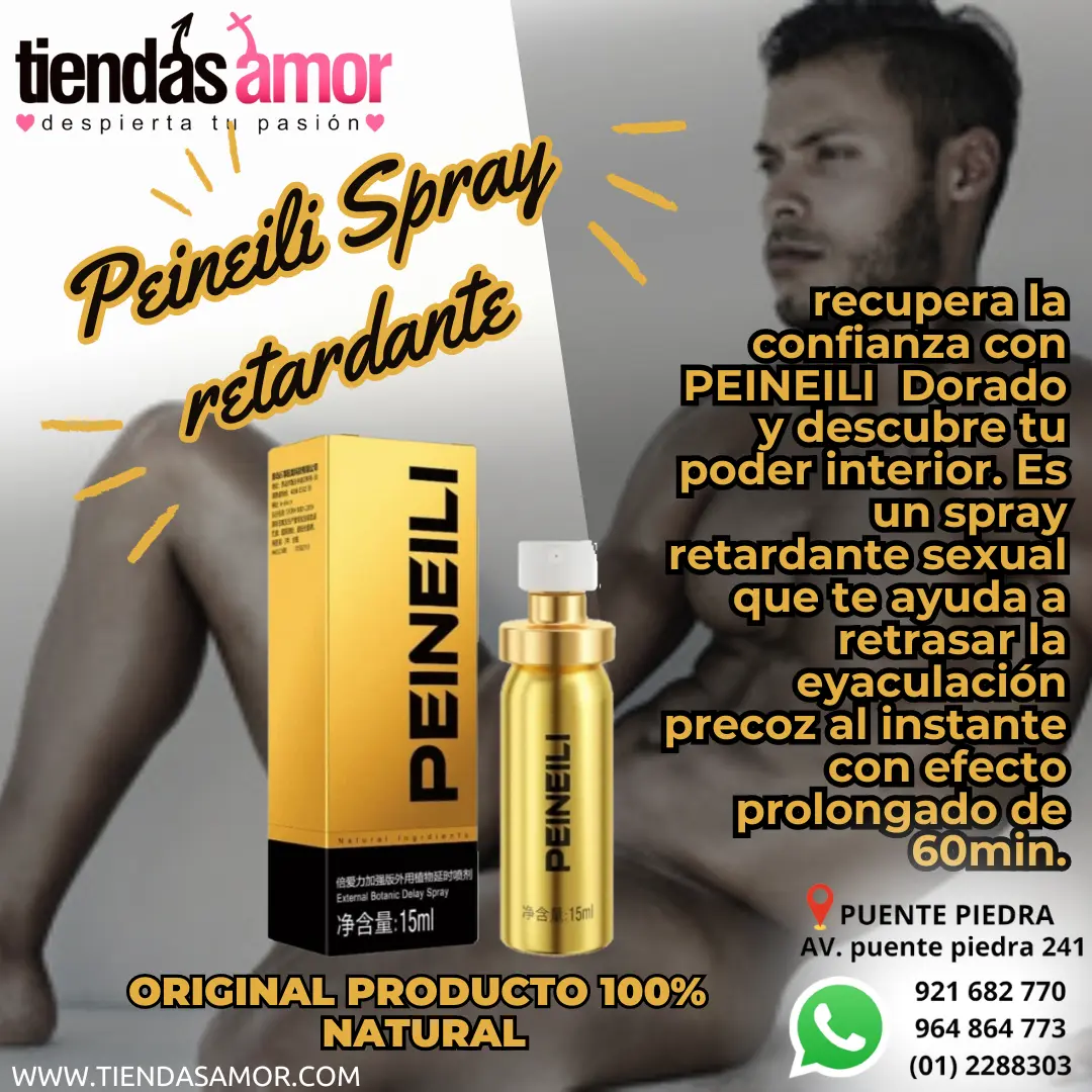 PEINEILI GOLD RETARDANTE EN SPRAY 15 ML