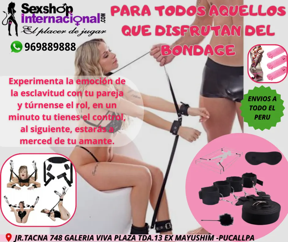 EXPERIMENTA EL PLACER DE TOMAR EL CONTROL EN LA INTIMIDAD O SER SOMETIDO POR COMPLETO