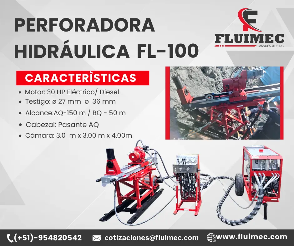 PACKSACK DIAMANTINA FL100 equipo para industria minera 