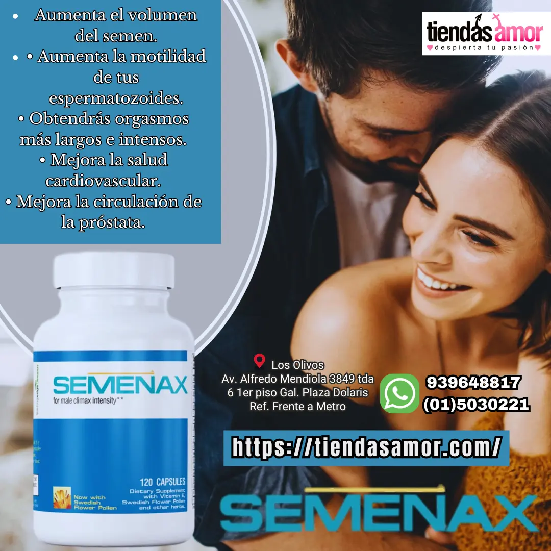 MEDICINA SEMENAX MAS ORGASMO Y LIBIDO