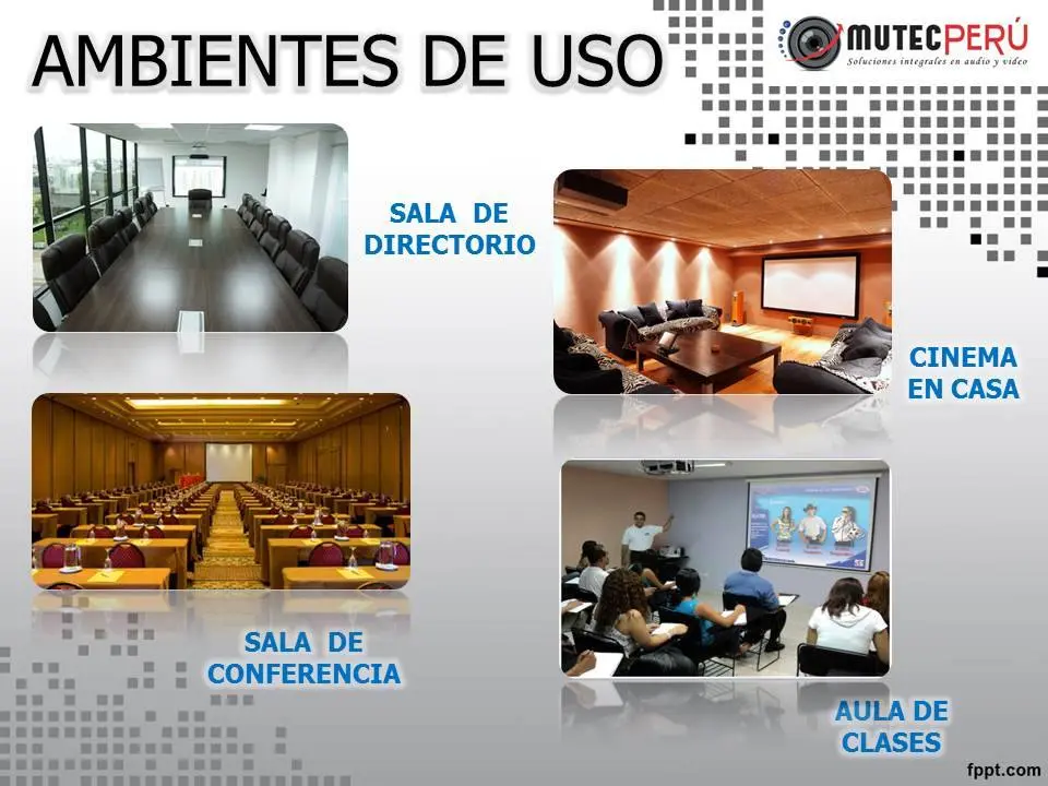 SOLUCIONES EN AUDIO Y VIDEO PROFESIONAL