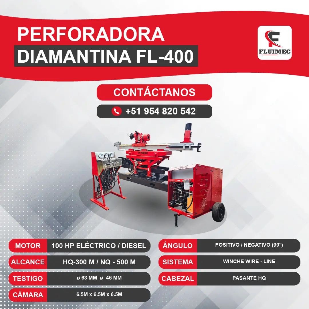 PACKSACK DIAMANTINA FL- 400 equipo para industria minera 