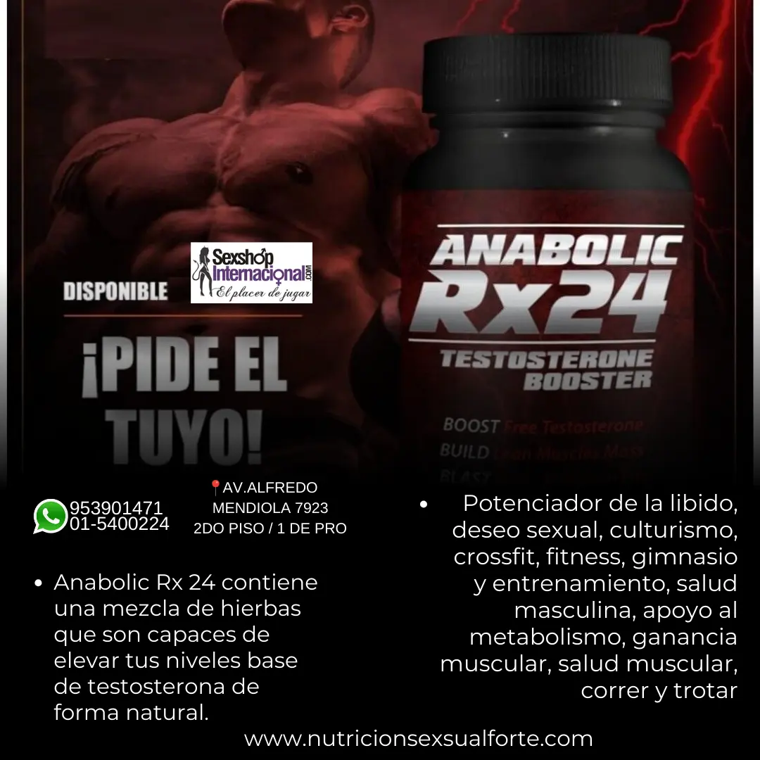 TESTOSTERONAS-POTENCIA-ANABOLIC RX24