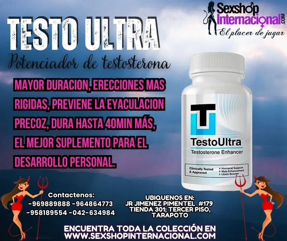 TESTOULTRA POTENCIADOR SEXUAL Y RENDIMIENTO