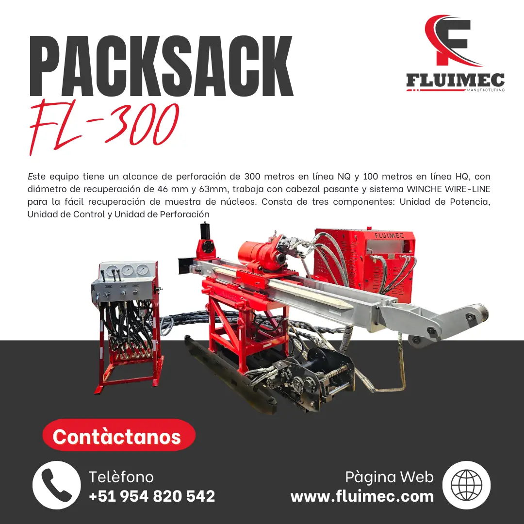  PACKSACK DIAMANTINA FL - 300equipo para industria minera 