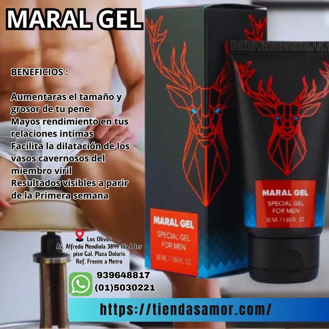 MARAL GEL PARA EL CRECIMIENTO DEL MIEMBRO 