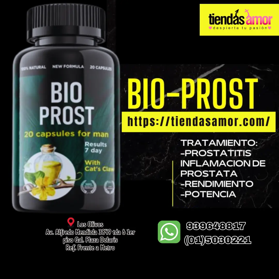 BIO PROST EL MEJOR SUPLEMENTO PARA LA PROSTATA