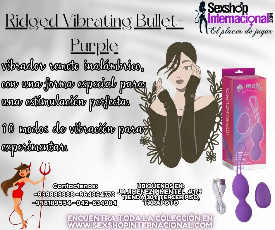 M-MELLO VIBRADOR REMOTO PURPURA