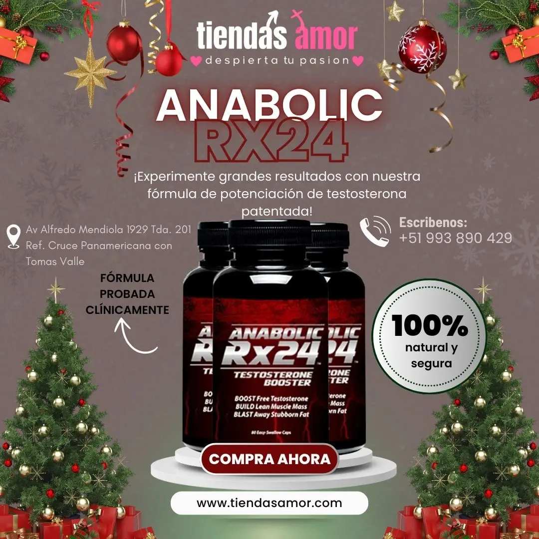 Aumenta los niveles de testosterona Anabolic Rx24