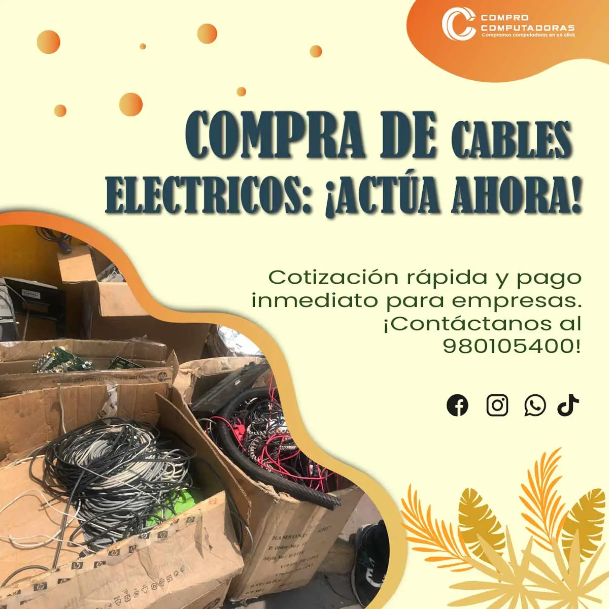 COMPRAMOS CABLES ELECTRONICOS 