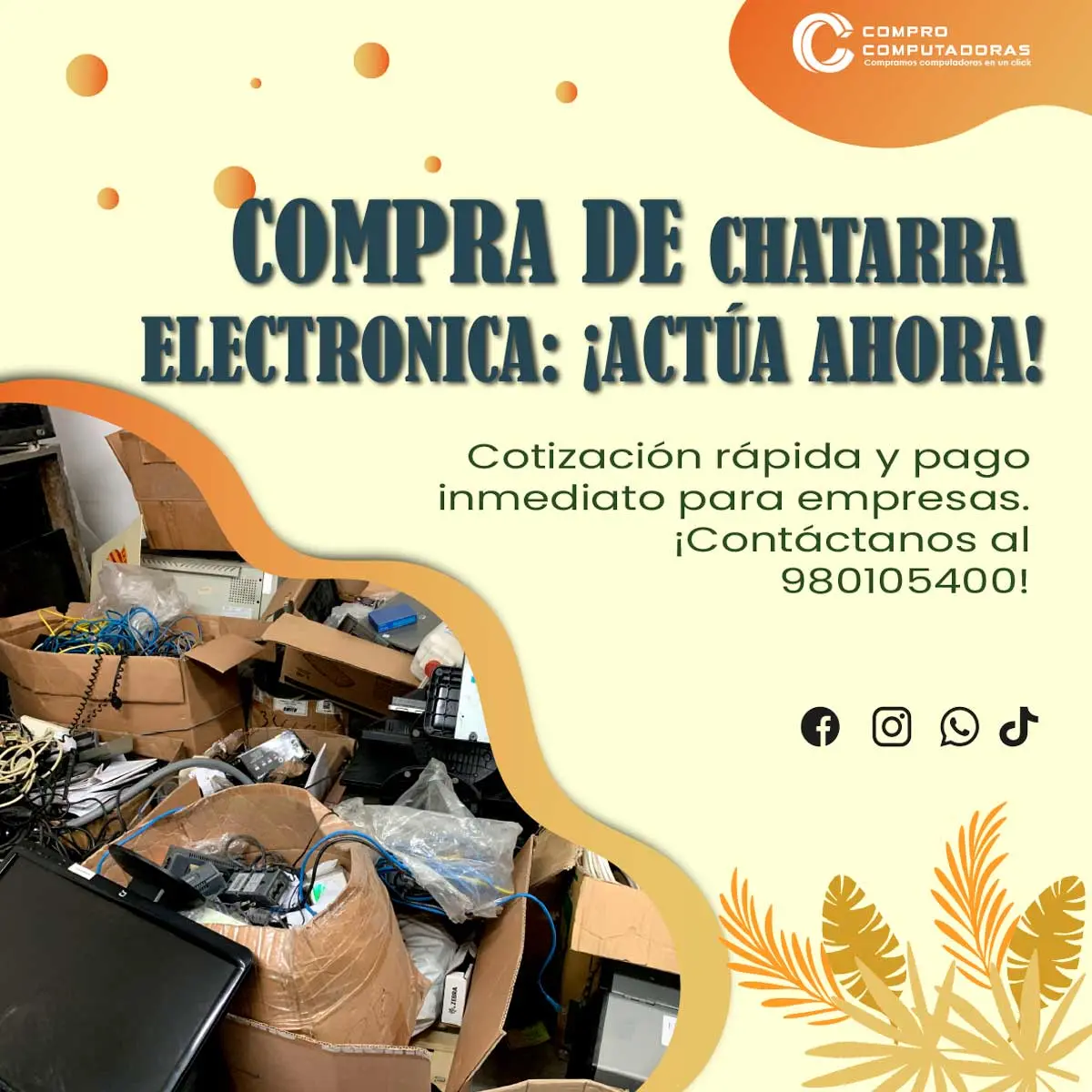 COMPRAMOS CHATARRA ELECTRONICA 