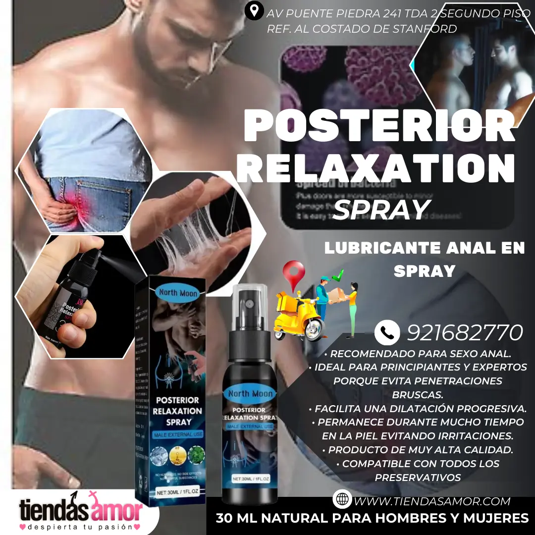 Lubricante sexual Anal Relajante Dilatador Anal En Spray 30