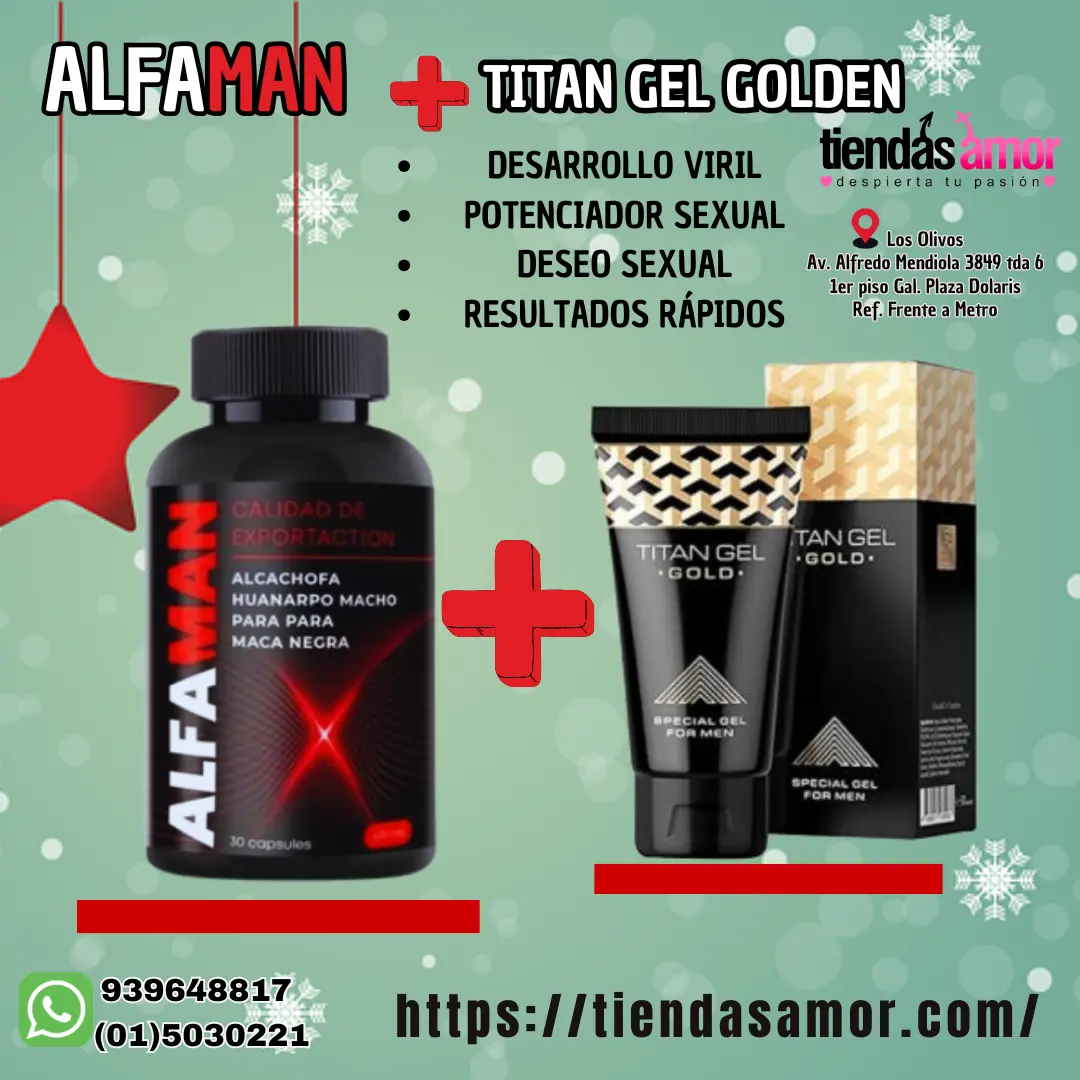 ALFAMAN TITAN GEL GOLD DESARROLLO VIRIL