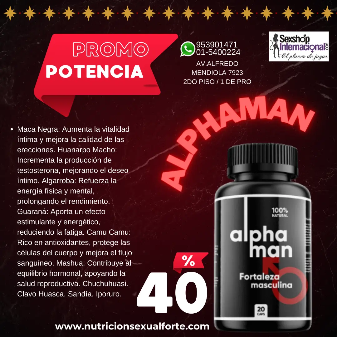 POTENCIADOR-ALPHAMAN-LOS OLIVOS-SEXSHOP