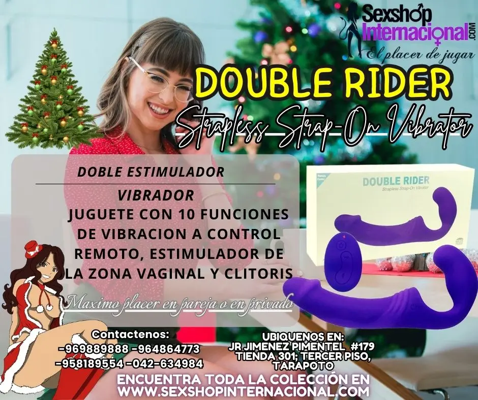 DOUBLE RIDER VIBRATOR REALISTICO